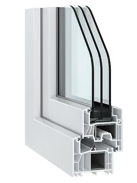 Profile PVC - GreenEVOLUTION 76 TRI FLEX ROUND